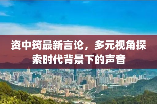 资中筠最新言论，多元视角探索时代背景下的声音