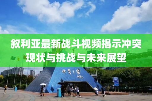 叙利亚最新战斗视频揭示冲突现状与挑战与未来展望