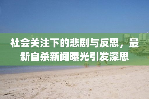 社会关注下的悲剧与反思，最新自杀新闻曝光引发深思