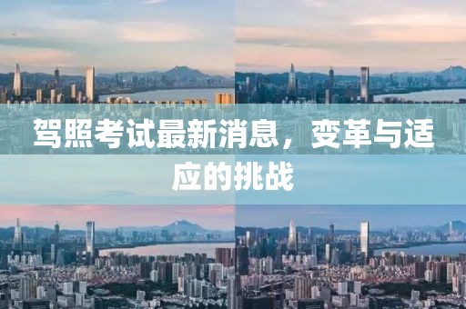 驾照考试最新消息，变革与适应的挑战