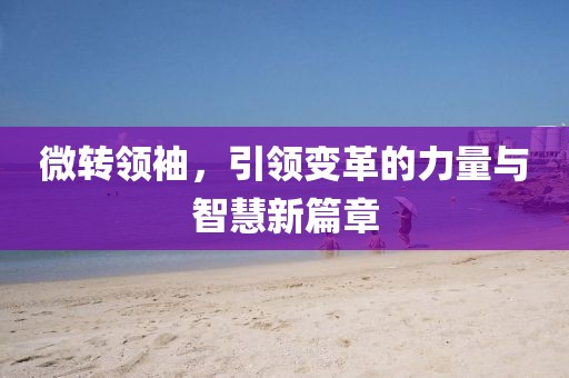 微转领袖，引领变革的力量与智慧新篇章