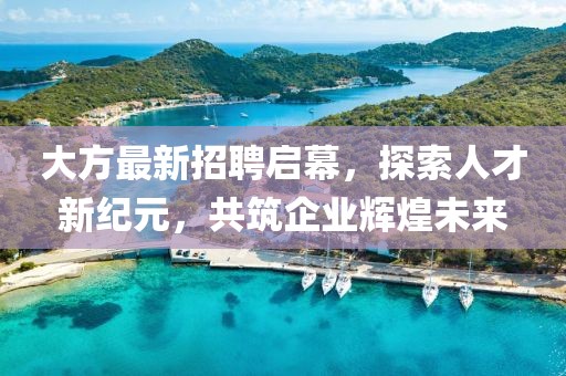 大方最新招聘启幕，探索人才新纪元，共筑企业辉煌未来