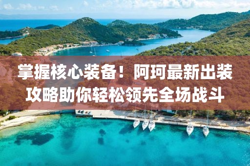 掌握核心装备！阿珂最新出装攻略助你轻松领先全场战斗