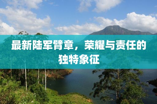 最新陆军臂章，荣耀与责任的独特象征