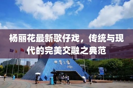 杨丽花最新歌仔戏，传统与现代的完美交融之典范