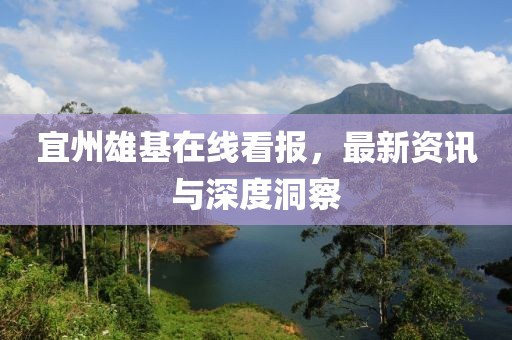 宜州雄基在线看报，最新资讯与深度洞察
