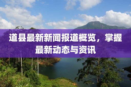 道县最新新闻报道概览，掌握最新动态与资讯