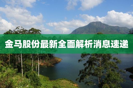 金马股份最新全面解析消息速递