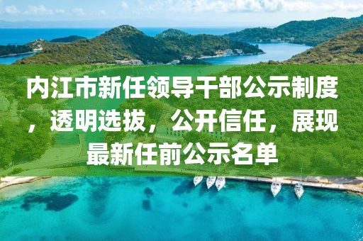 内江市新任领导干部公示制度，透明选拔，公开信任，展现最新任前公示名单