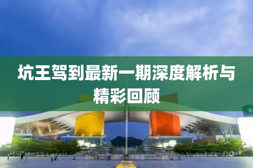 坑王驾到最新一期深度解析与精彩回顾