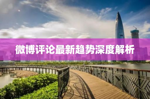 微博评论最新趋势深度解析