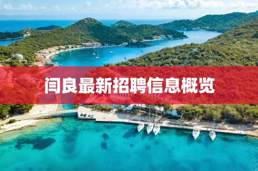 闫良最新招聘信息概览