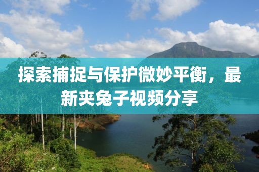 探索捕捉与保护微妙平衡，最新夹兔子视频分享