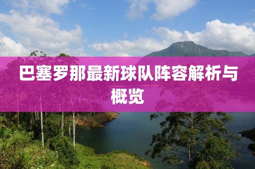 巴塞罗那最新球队阵容解析与概览