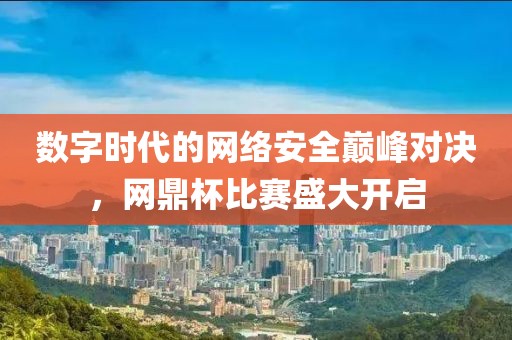 数字时代的网络安全巅峰对决，网鼎杯比赛盛大开启