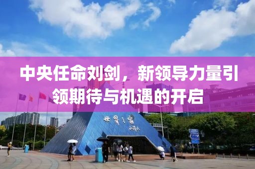中央任命刘剑，新领导力量引领期待与机遇的开启