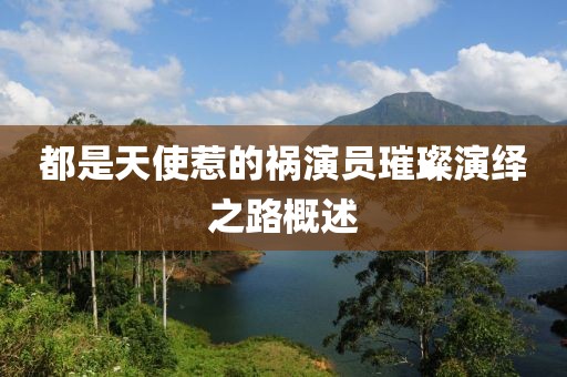都是天使惹的祸演员璀璨演绎之路概述