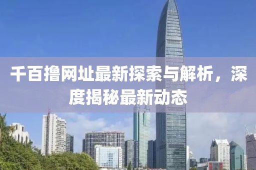 千百撸网址最新探索与解析，深度揭秘最新动态