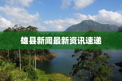 雄县新闻最新资讯速递