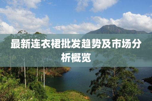 最新连衣裙批发趋势及市场分析概览
