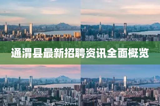 通渭县最新招聘资讯全面概览