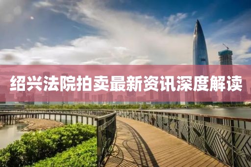 绍兴法院拍卖最新资讯深度解读