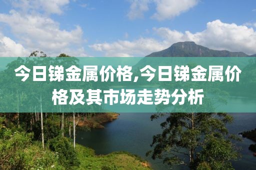 今日锑金属价格,今日锑金属价格及其市场走势分析