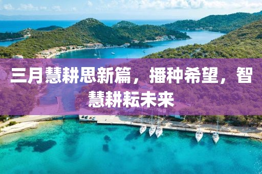 三月慧耕思新篇，播种希望，智慧耕耘未来