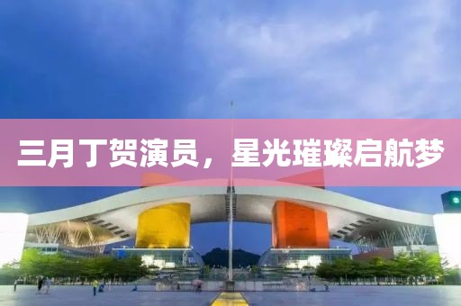 三月丁贺演员，星光璀璨启航梦