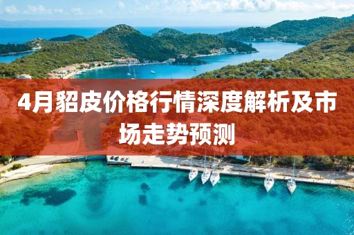 4月貂皮价格行情深度解析及市场走势预测