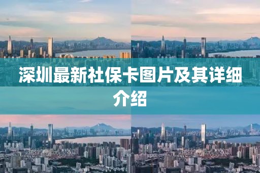 深圳最新社保卡图片及其详细介绍