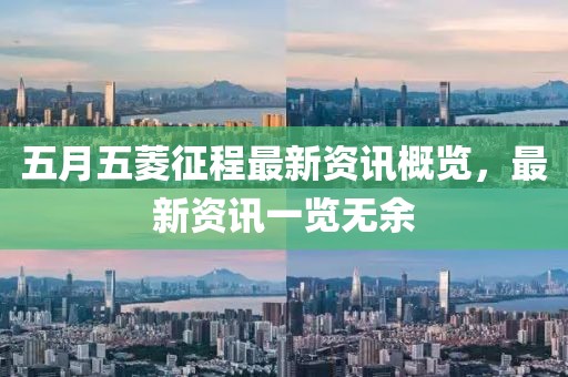 五月五菱征程最新资讯概览，最新资讯一览无余