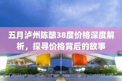 五月泸州陈酿38度价格深度解析，探寻价格背后的故事