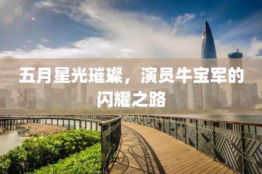 五月星光璀璨，演员牛宝军的闪耀之路