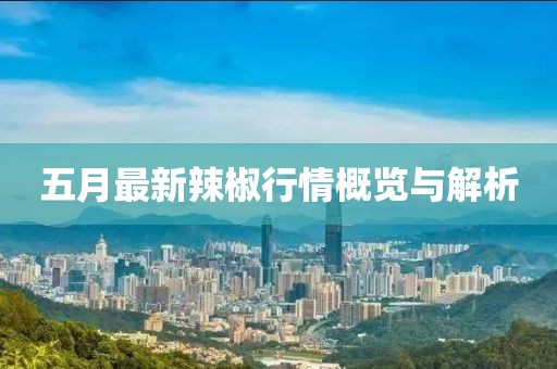 五月最新辣椒行情概览与解析