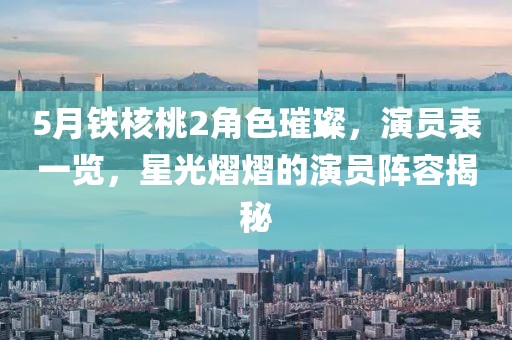5月铁核桃2角色璀璨，演员表一览，星光熠熠的演员阵容揭秘