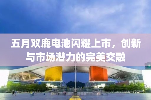 五月双鹿电池闪耀上市，创新与市场潜力的完美交融