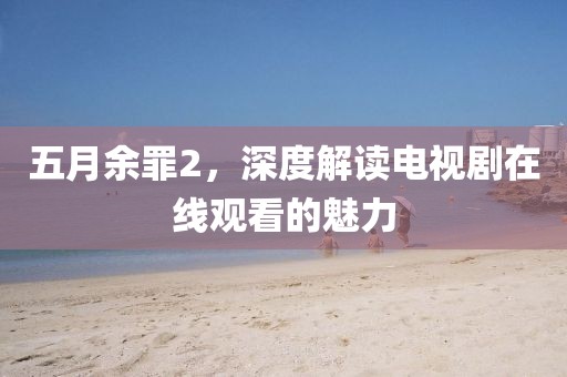 五月余罪2，深度解读电视剧在线观看的魅力