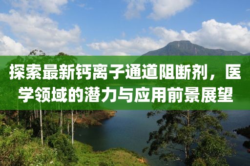 探索最新钙离子通道阻断剂，医学领域的潜力与应用前景展望