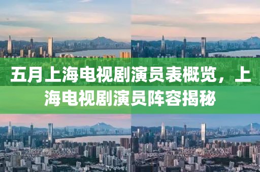 五月上海电视剧演员表概览，上海电视剧演员阵容揭秘