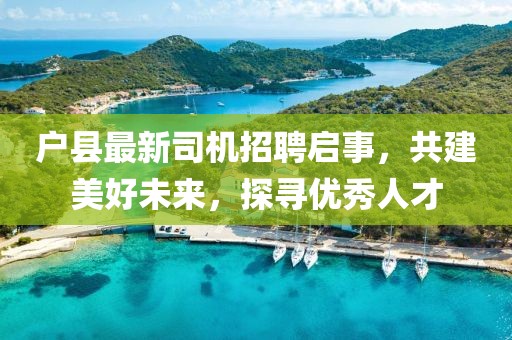 户县最新司机招聘启事，共建美好未来，探寻优秀人才