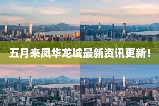 五月来凤华龙城最新资讯更新！