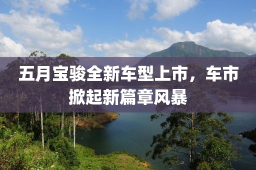 五月宝骏全新车型上市，车市掀起新篇章风暴