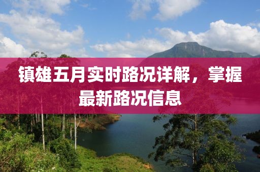 镇雄五月实时路况详解，掌握最新路况信息