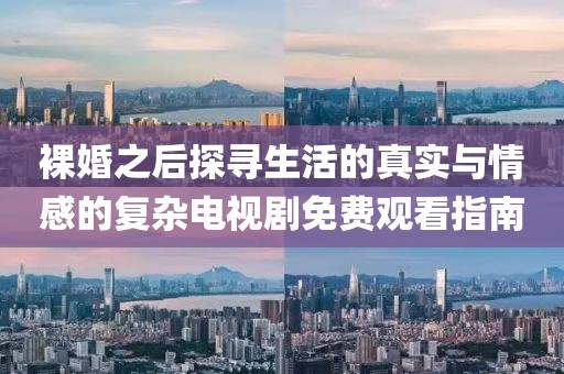 裸婚之后探寻生活的真实与情感的复杂电视剧免费观看指南