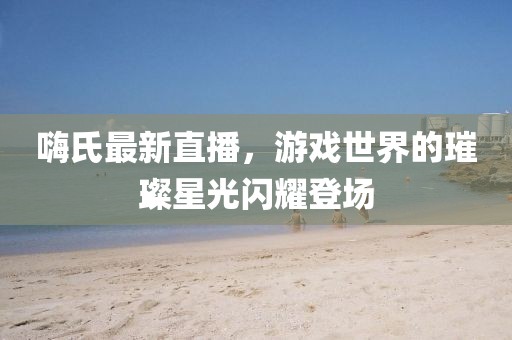 嗨氏最新直播，游戏世界的璀璨星光闪耀登场