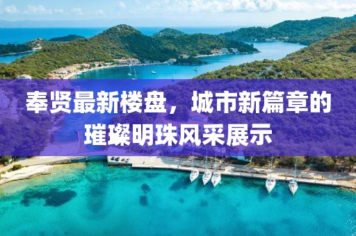 奉贤最新楼盘，城市新篇章的璀璨明珠风采展示