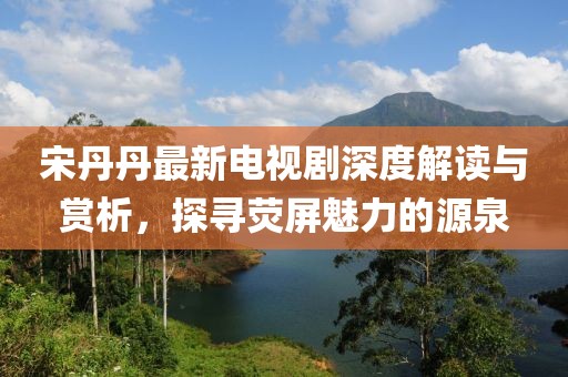 宋丹丹最新电视剧深度解读与赏析，探寻荧屏魅力的源泉