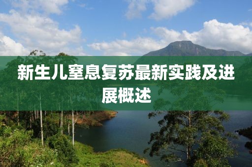 新生儿窒息复苏最新实践及进展概述