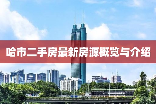 哈市二手房最新房源概览与介绍